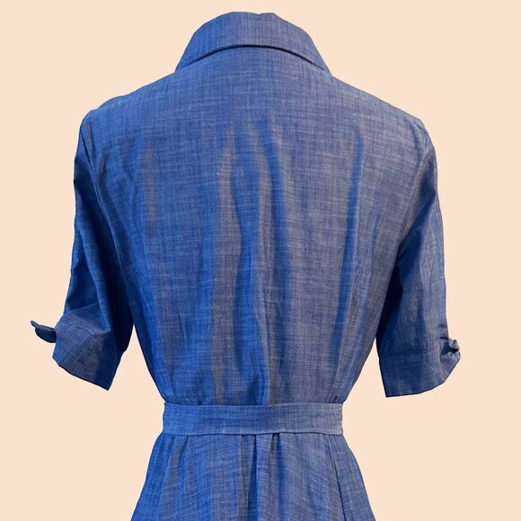 Calvin Klein Chambray Shirt Dress - Picture 4 of 4